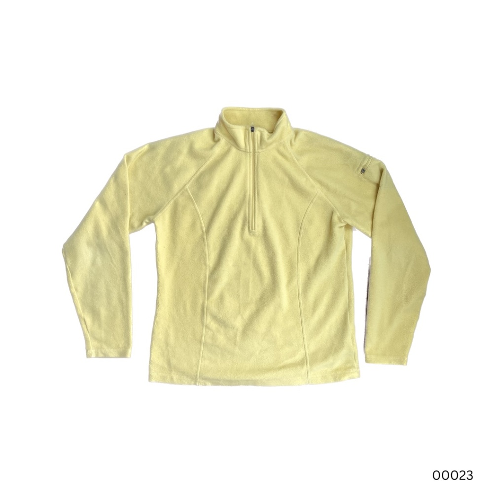 LL Bean Lightweight 1/4 Zip Pullover (Women's) (S) (Yellow)